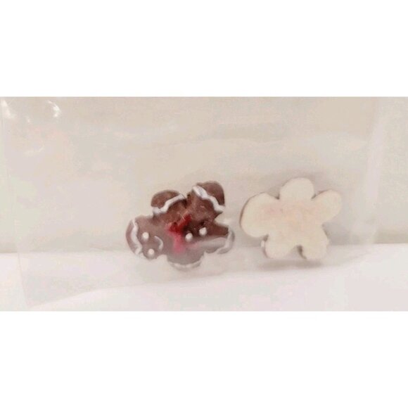 Vtg DCC Hand Painted Mini Christmas Gingerbread Resin Charms Figures #2622 Craft - Picture 3 of 3